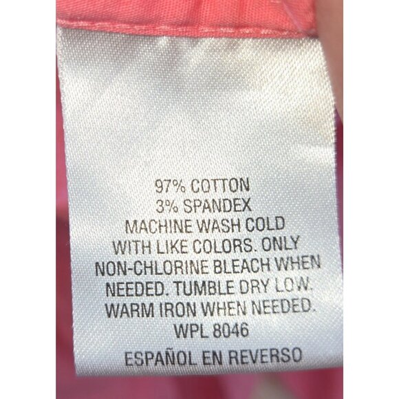 Alfani Slim Fit Mens Dress Shirt XL Pink Cotton Blend - Picture 5 of 6